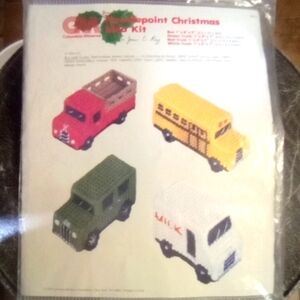 Needlepoint Christmas ideas kit 4 projects in one